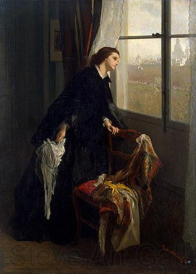 Gustave Leonard de Jonghe Changeable Weather